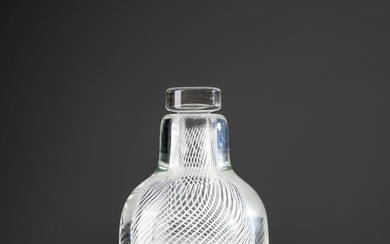 CARLO SCARPA Bottle for Venini, Murano.