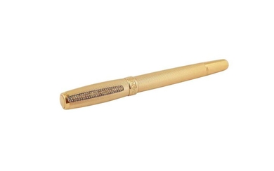 CHOPARD. GOLD-PLATED ROLLERBALL PEN.