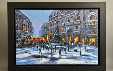 CSILLA ORBAN (HUNGARY 1961) 'WINTER IN PICCADILLY CIRCUS' a...