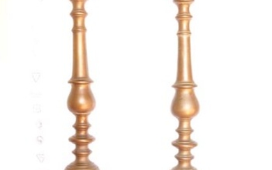 Candlestick (2) - Brass - First half 18th century