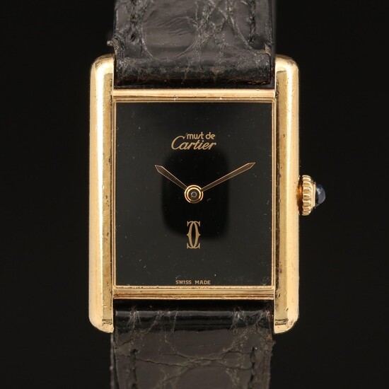 Cartier Must de Cartier Tank Vermeil Wristwatch