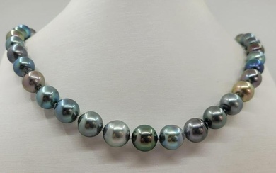 Certified Tahitian Pearls - 8.1x11.8mm - Necklace