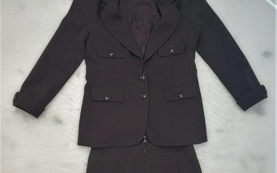 Chanel Ladies Suit With Chanel Buttons Size 46