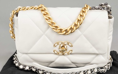 Chanel, Quilted 19 Flap Bag Medium