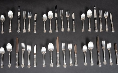 "Chantilly" By Gorham Sterling Silver Flatware Set For Six