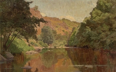 Charles-Edmond René-His (1877-1960) - Beautiful valley