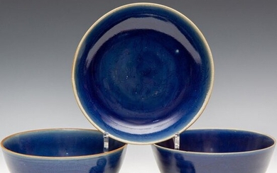 China, collection powder blue glazed 'Hatcher cargo' porcelain,...