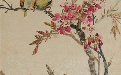 Chinese Painting of Flowers and Birds by Wang Yachen