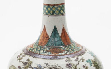 Chinese Qing famille rose porcelain vase