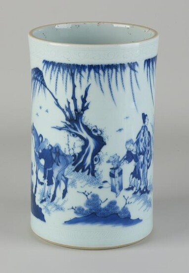 Chinese brush vase Ã˜ 12.5 cm.