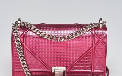 Christian Dior Metallic Pink Leather