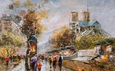 Christof Vevers (1962) - Paris - Quais de Seine et Notre Dame