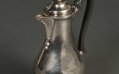 Coffee Pot. A George V silver coffee pot by CS Harris, London 1926