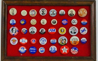 Collection of Vintage Presidential Campaign Pins