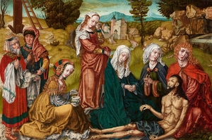 Cologne School, circa 1520/25, The Lamentation of Christ
