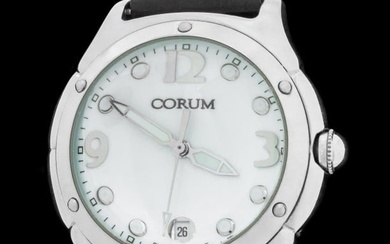 Corum "Bubble" Stainless Steel Wristwatch
