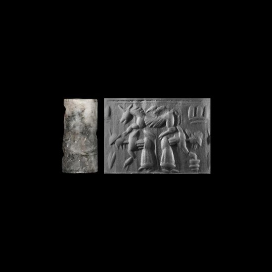 Cylinder Seal with Leaping Horse and Figures