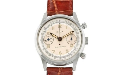 Cyma chronograph, '50s