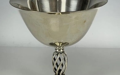 DANISH STERLING SILVER FOOTED BOWL
