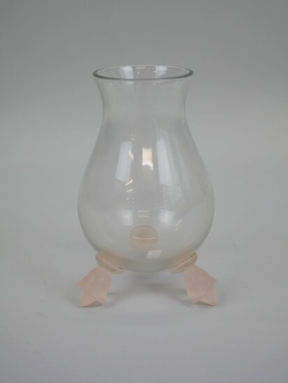 DAUM FRANCE. Vase en cristal incolore à... - Lot 307 - Copages Auction Paris