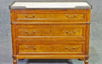DIRECTORIE MARBLE TOP COMMODE