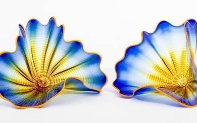 Dale Chihuly Radiant Persian Pair Sculpture