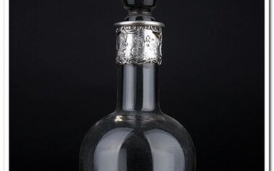 Decanter - .800 silver - Germany - Second half 19th century