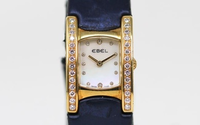 Ebel Beluga Wristwatch in 18k Yellow Gold *Ebel Leather Strap Damaged*