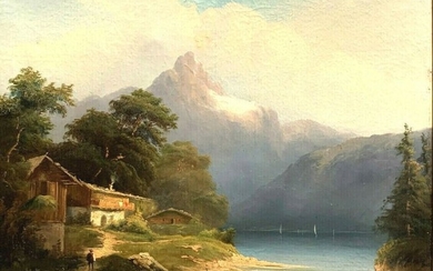 École Suisse - vue du lac de Genève