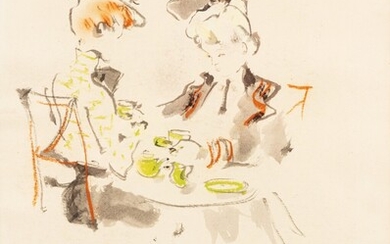 Elégantes prenant le thé, Christian Bérard