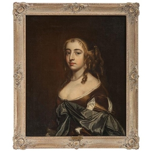 English School Portrait in the Manner of Peter Lely