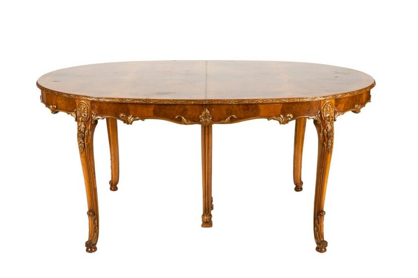 FRENCH BURLED WALNUT DINING TABLES
