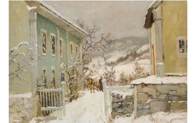 FRITS THAULOW | PRÆSTEGAARD I NORGE (CLERGY HOUSE IN NORWAY)