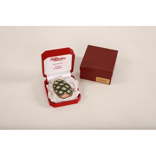 Faberge Christmas decoration, A limited edtion 2005 Collecto...