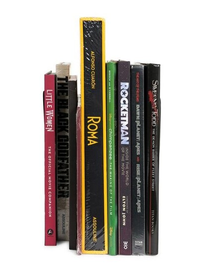 (Film Books) A group of 9 art books from various films