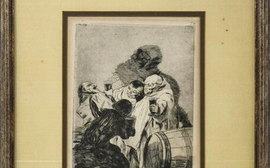 Francisco de Goya Nadie Nos Ha Visto Engraving