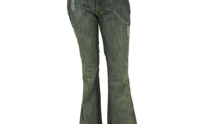 Frankie B Medium Blue Jeans Denim Pants sz 6 with