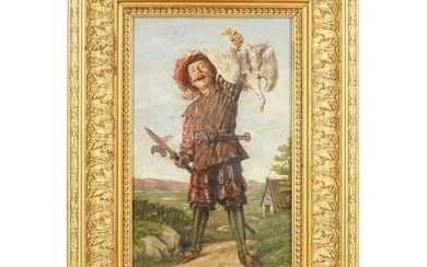 Franz Molitor (German, 1857-1929) Oil on Canvas