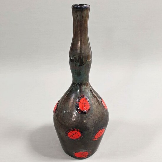 Fratelli Toso - "Nerox" glass vase