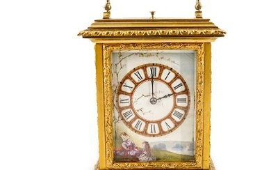 French Gold Gilt Bronze Repeater Clock