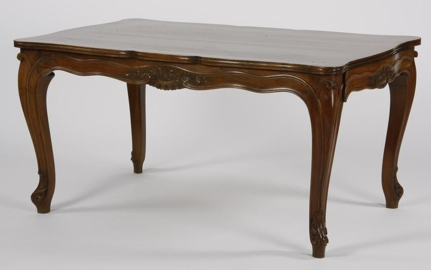 French Provincial style parquetry top table