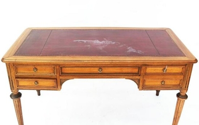 French-Style Oak Desk/Bureauplat