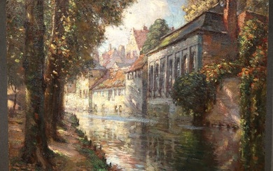 Frits Thaulow Oil on Canvas