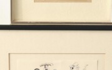 Fritz Huhnen*, (1895 - 1981), 3 drawings, signed