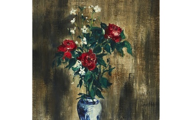 GASTON SEBIRE (1920-2001) NATURE MORTE AU BOUQUET Huile sur toile Oil on canvas; signed lower...