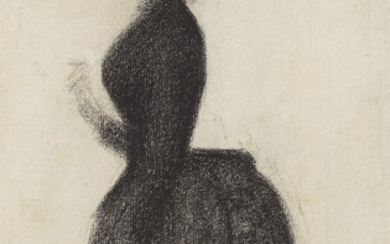 GEORGES SEURAT (1859-1891) Femme debout, en toilette de ville