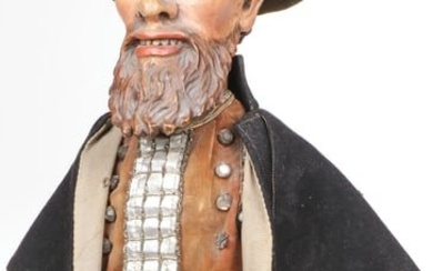 GERMAN CARVED WOOD PUPPET CIRCA 1890