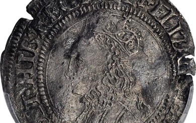 GREAT BRITAIN. Groat, ND (1560-61). London Mint; mm: Cross Crosslet. Elizabeth I. PCGS Genuine--Damage, EF Details.