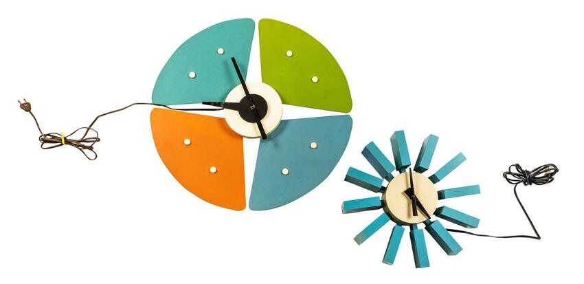 George Nelson & Associates, clocks (2)