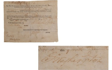 George Washington Signed Discharge